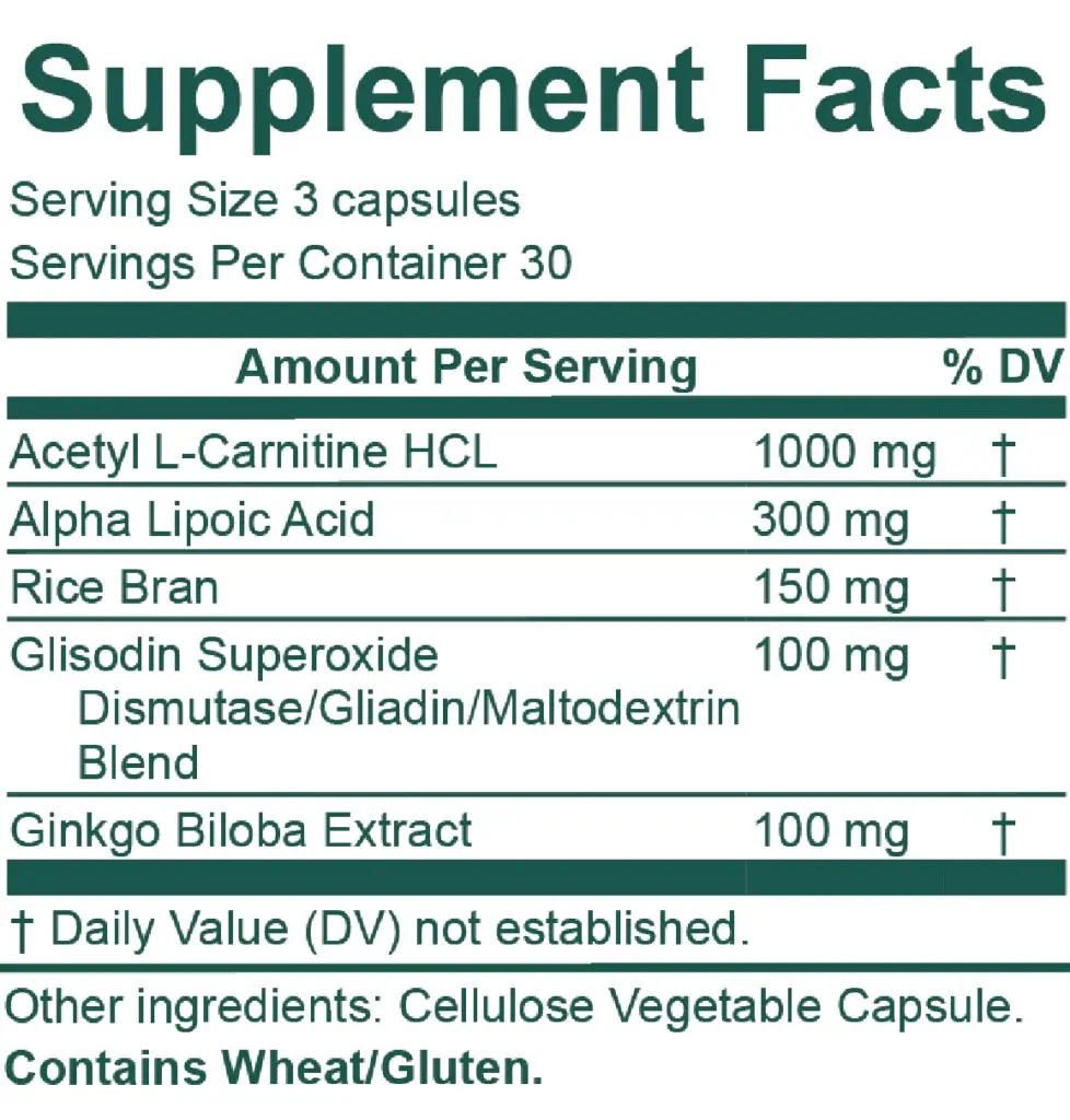 Purium Revive-It-All Supplement Facts label